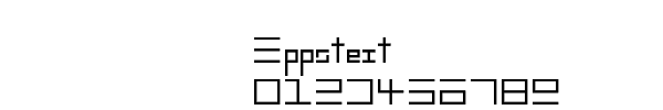 Fuente Eppstext.ttf