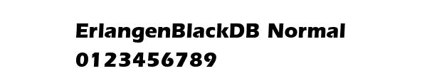 Fuente ErlangenBlackDB Normal.ttf