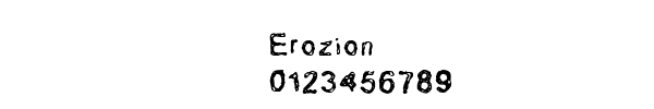 Fuente Erozion.ttf