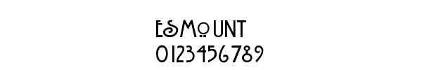 Fuente Esmount.ttf