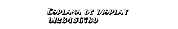 Fuente Esplana de display.ttf