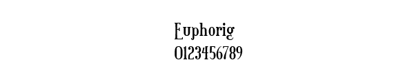 Fuente Euphorig.ttf