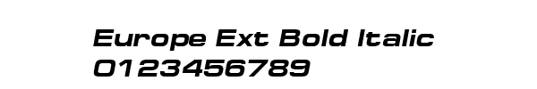 Fuente Europe Ext Bold Italic.ttf