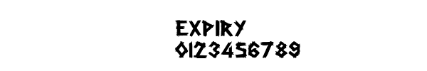Fuente Expiry.ttf