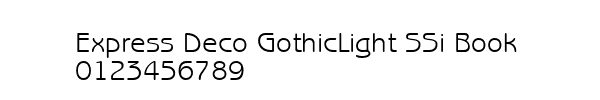 Fuente Express Deco GothicLight SSi Book.ttf