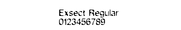 Fuente Exsect Regular.ttf