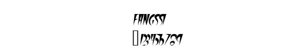 Fuente FANGSSI.TTF