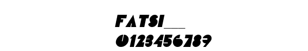 Fuente FATSI___.TTF