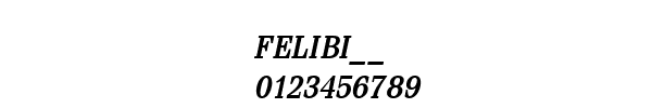 Fuente FELIBI__.TTF