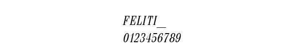 Fuente FELITI__.TTF