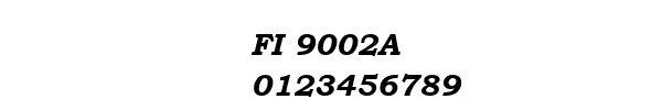 Fuente FI 9002A.TTF