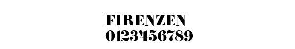 Fuente FIRENZEN.TTF