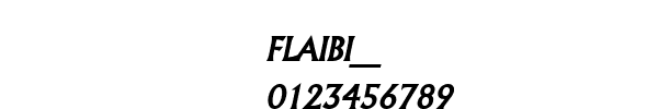 Fuente FLAIBI__.TTF