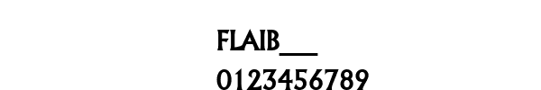 Fuente FLAIB___.TTF