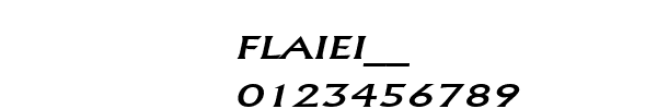 Fuente FLAIEI__.TTF