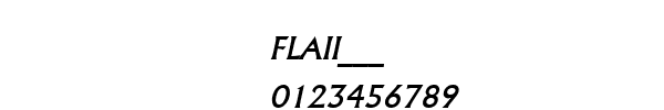 Fuente FLAII___.TTF