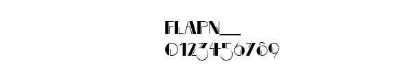 Fuente FLAPN___.TTF