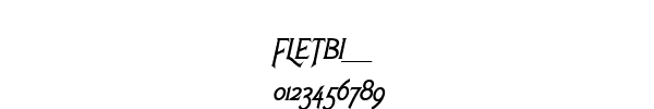 Fuente FLETBI__.TTF
