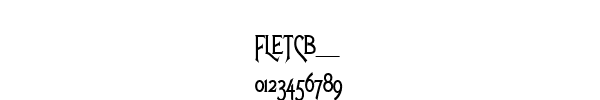 Fuente FLETCB__.TTF