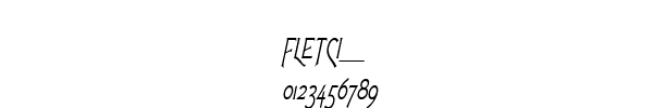 Fuente FLETCI__.TTF
