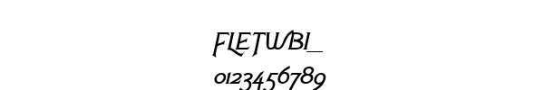 Fuente FLETWBI_.TTF