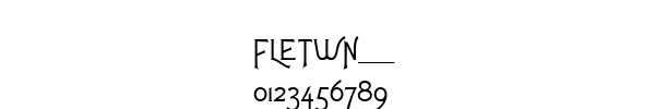 Fuente FLETWN__.TTF