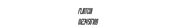 Fuente FLINTCOI.TTF
