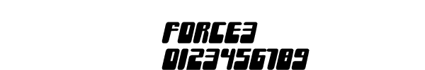 Fuente FORCE3.TTF