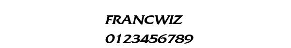 Fuente FRANCWIZ.TTF