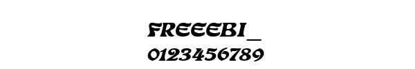Fuente FREEEBI_.TTF