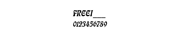Fuente FREEI___.TTF