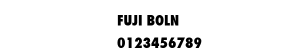 Fuente FUJI BOLN.TTF