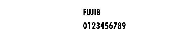 Fuente FUJIB.TTF