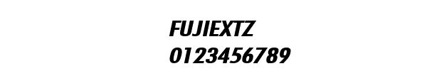 Fuente FUJIEXTZ.TTF