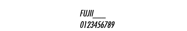 Fuente FUJII___.TTF