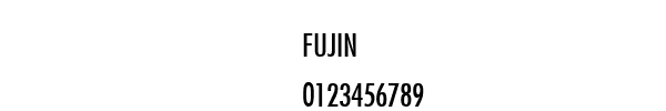 Fuente FUJIN.TTF