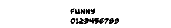 Fuente FUNNY.TTF