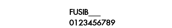 Fuente FUSIB___.TTF