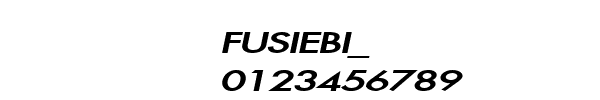 Fuente FUSIEBI_.TTF