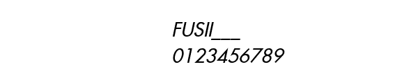 Fuente FUSII___.TTF