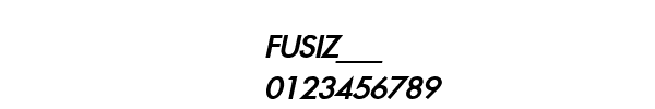 Fuente FUSIZ___.TTF