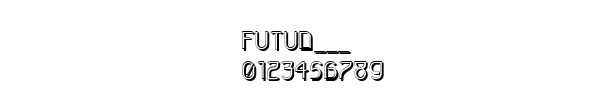 Fuente FUTUD___.TTF