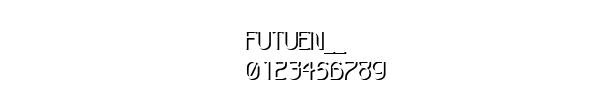 Fuente FUTUEN__.TTF
