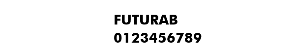 Fuente FUTURAB.TTF