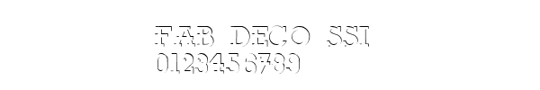 Fuente Fab Deco SSi.ttf