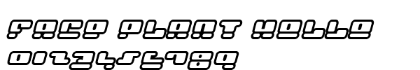 Fuente Face plant hollow 2 Italic.ttf