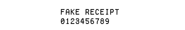 Fuente Fake Receipt.TTF