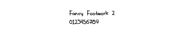 Fuente Fancy Footwork 2.ttf