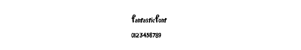 Fuente FantasticFont.ttf