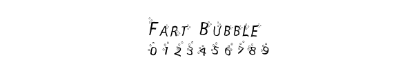 Fuente Fart Bubble.ttf